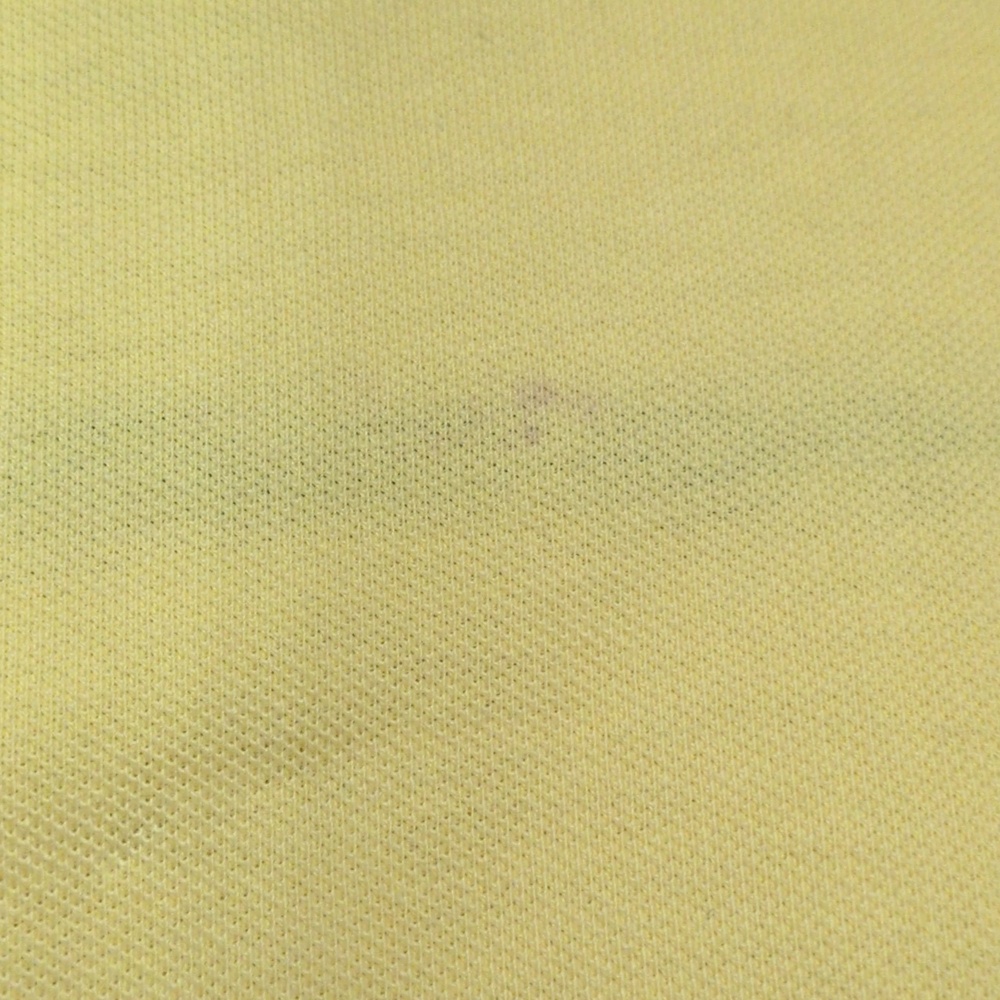 GUC Lacoste men's yellow polo with contrasting gray collar, size 7 (XXL) - Picture 8 of 8